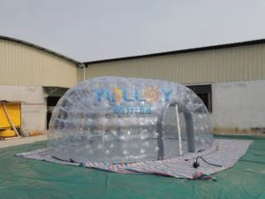 Pabell Dôm Ellipse Tryloyw Theganau